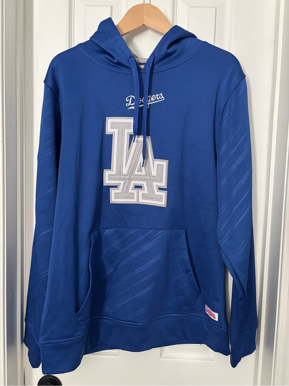 Los Angeles Dodgers Blue Pullover Dri Fit Hoodie Mens M